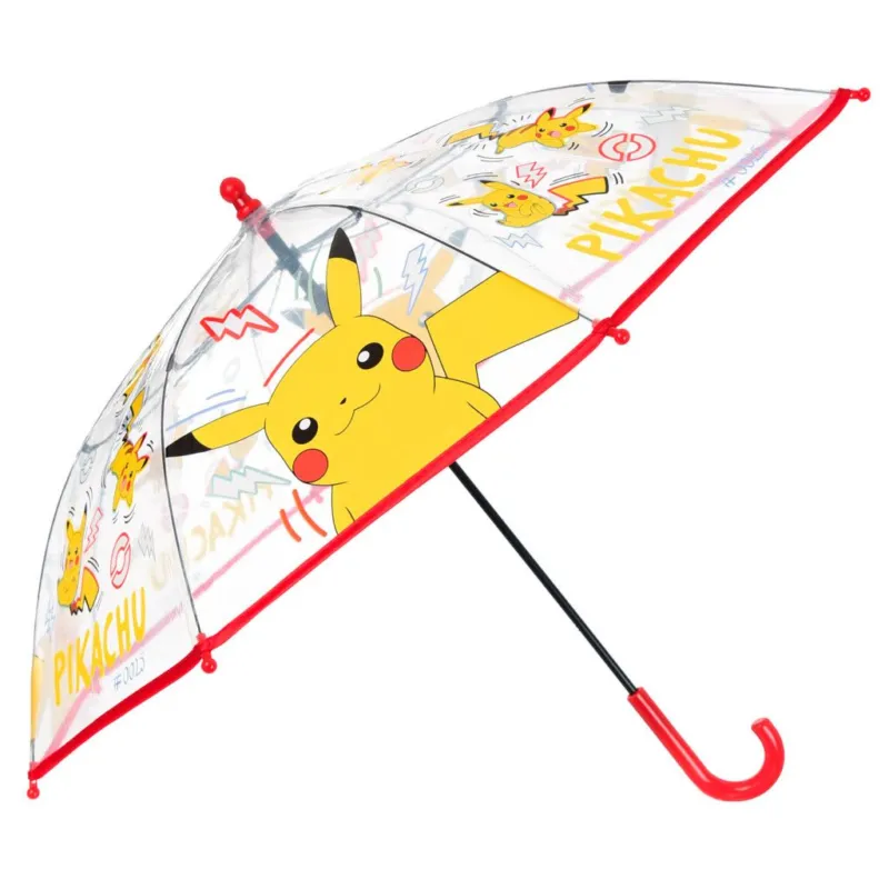 Szezonális akció Pokémon Thunder gyerek átlátszó esernyő Ø72 cm