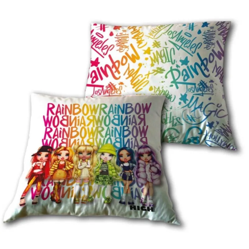 Akció Rainbow High Spark párna, díszpárna 40x40 cm Velúr