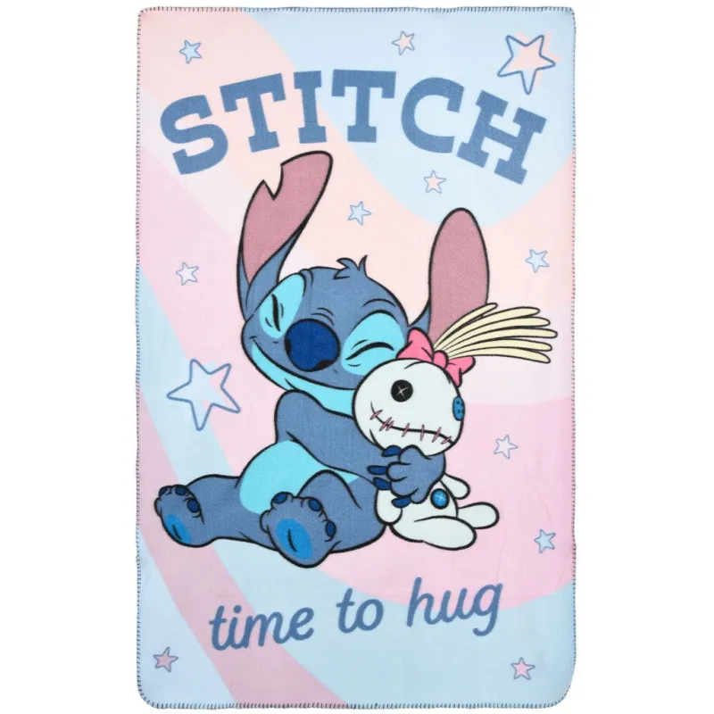 Outlet Disney Lilo és Stitch, A csillagkutya Time to Hug polár takaró 100x150cm