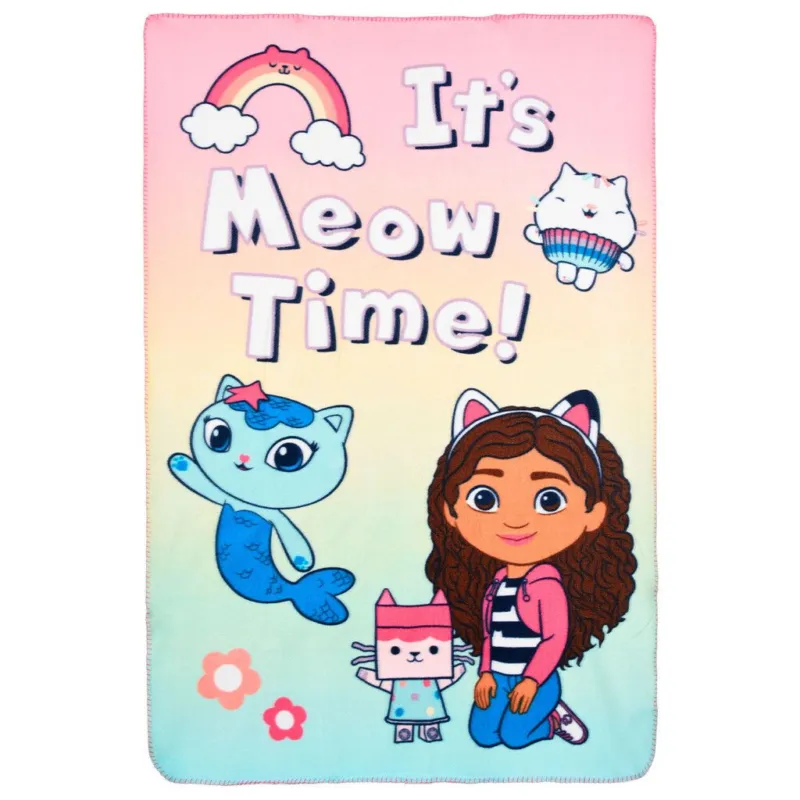 Ne maradj le Gabi babaháza Meow Time polár takaró 100x150cm