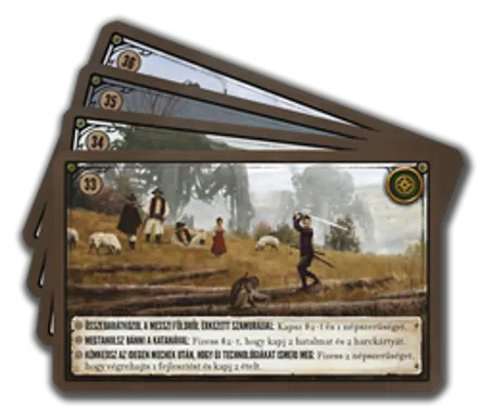 Scythe promó kártyacsomag 2. Expressz kézbesítés