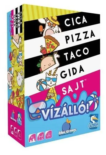 Vízálló cica, pizza, taco, gida, sajt Biztonságos vásárlás
