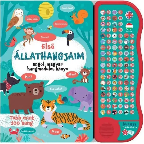 Csak ma Első állathangjaim angol-magyar hangmodulos könyv