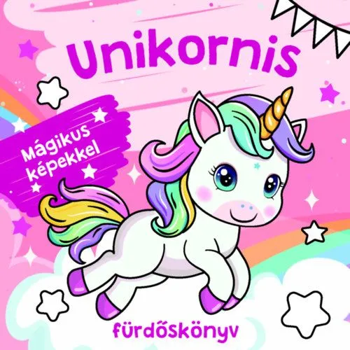 Árengedmény Unikornis fürdőskönyv - színváltós, mágikus képekkel