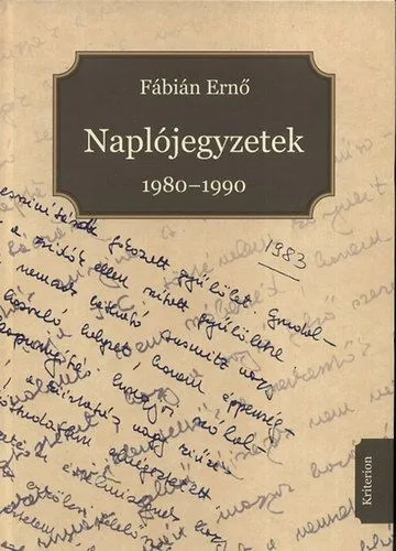 Naplójegyzetek 1980-1990 Kedvezményes ár