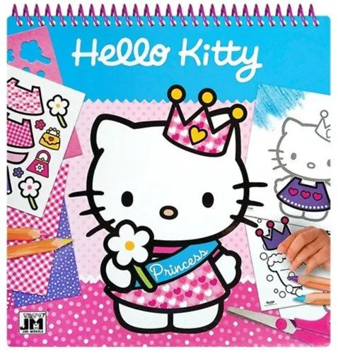 Hello Kitty - kreatív matricás színező Ajánlat