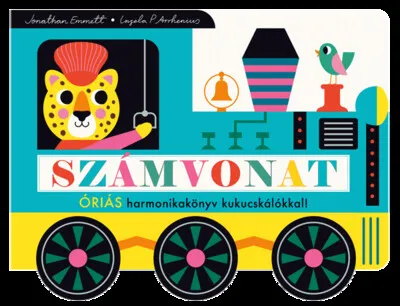 Alacsony ár Számvonat - Óriás harmonikakönyv kukucskálókkal